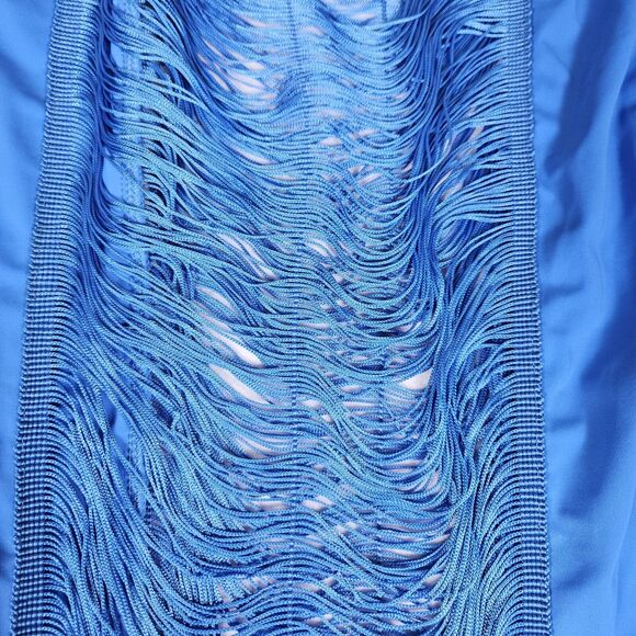 Pretty Little Thing Fringed Maxi Skirt Coverup Bikini Set Plus Size 22 Vacation - Picture 6 of 16